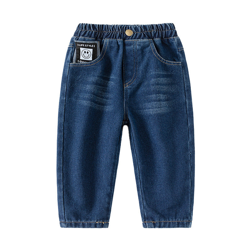 Children's Boy Jeans Casual Pants Kids Trousers Baby Long Pants Wholesale Kids Clothing