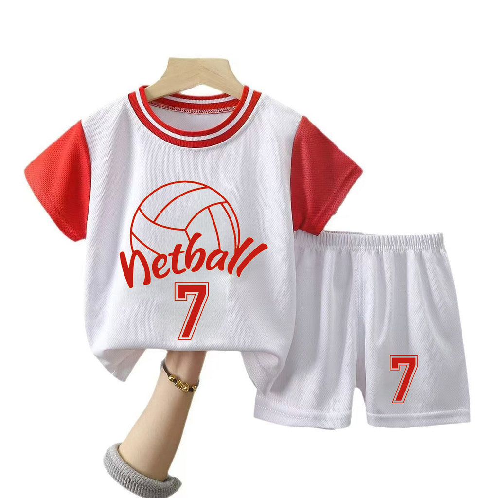 Kids Sportswear Matching Set – Basketball & Netball Style