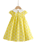 Big Polka Dot Lemon Dress