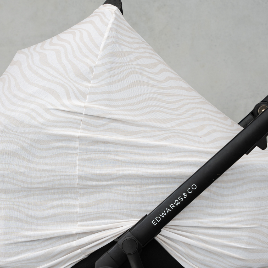Beige Wave Multi-Use Cover