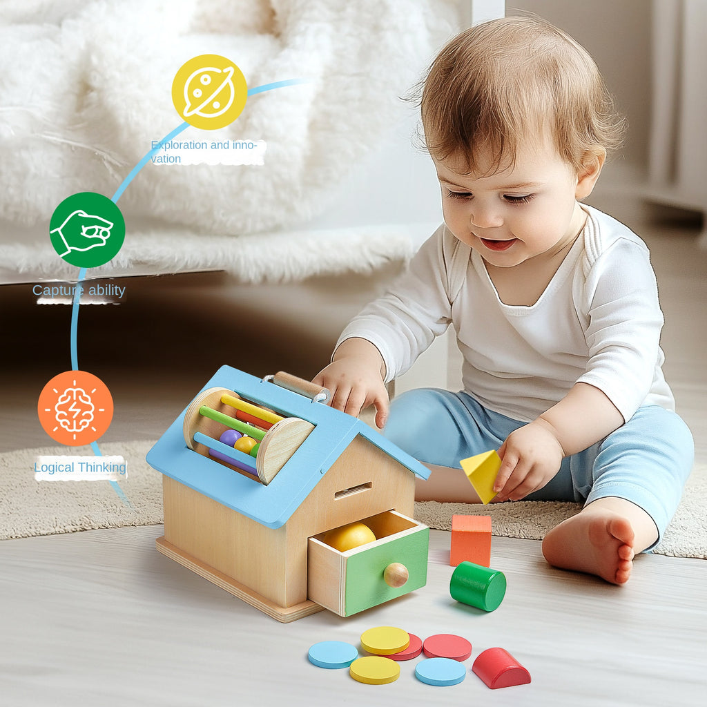 Montessori Busy House Shape Puzzle