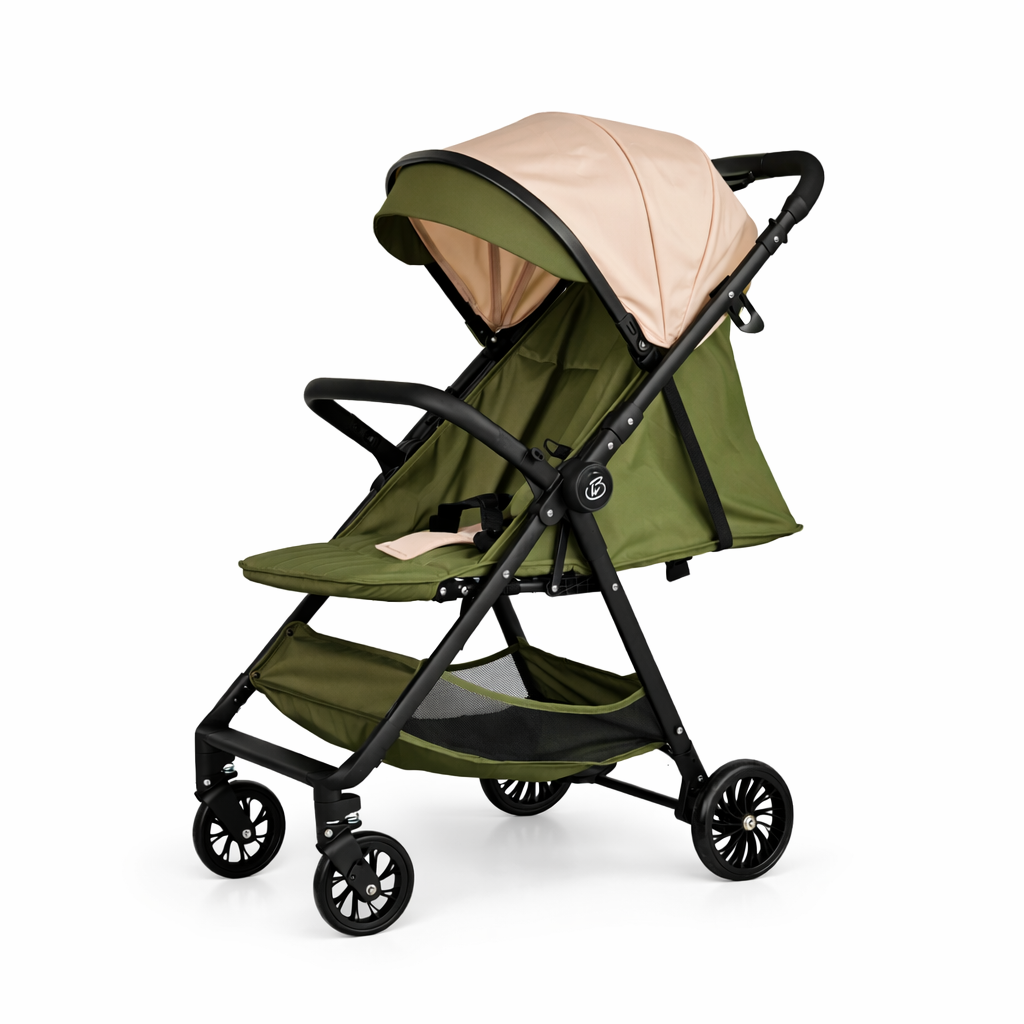 Roam Switch Lightweight Reversible Handlebar Compact Baby Stroller - OLIVE