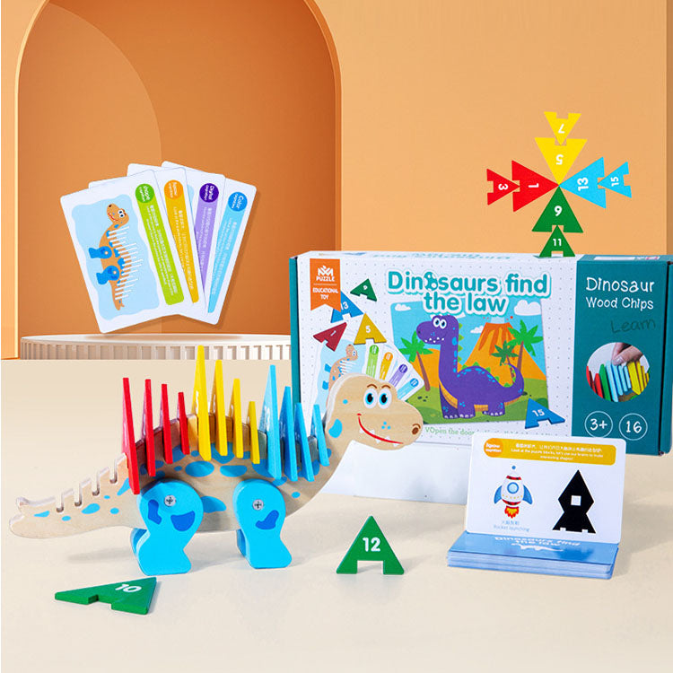 Dinosaur Pattern Building Blocks Toy