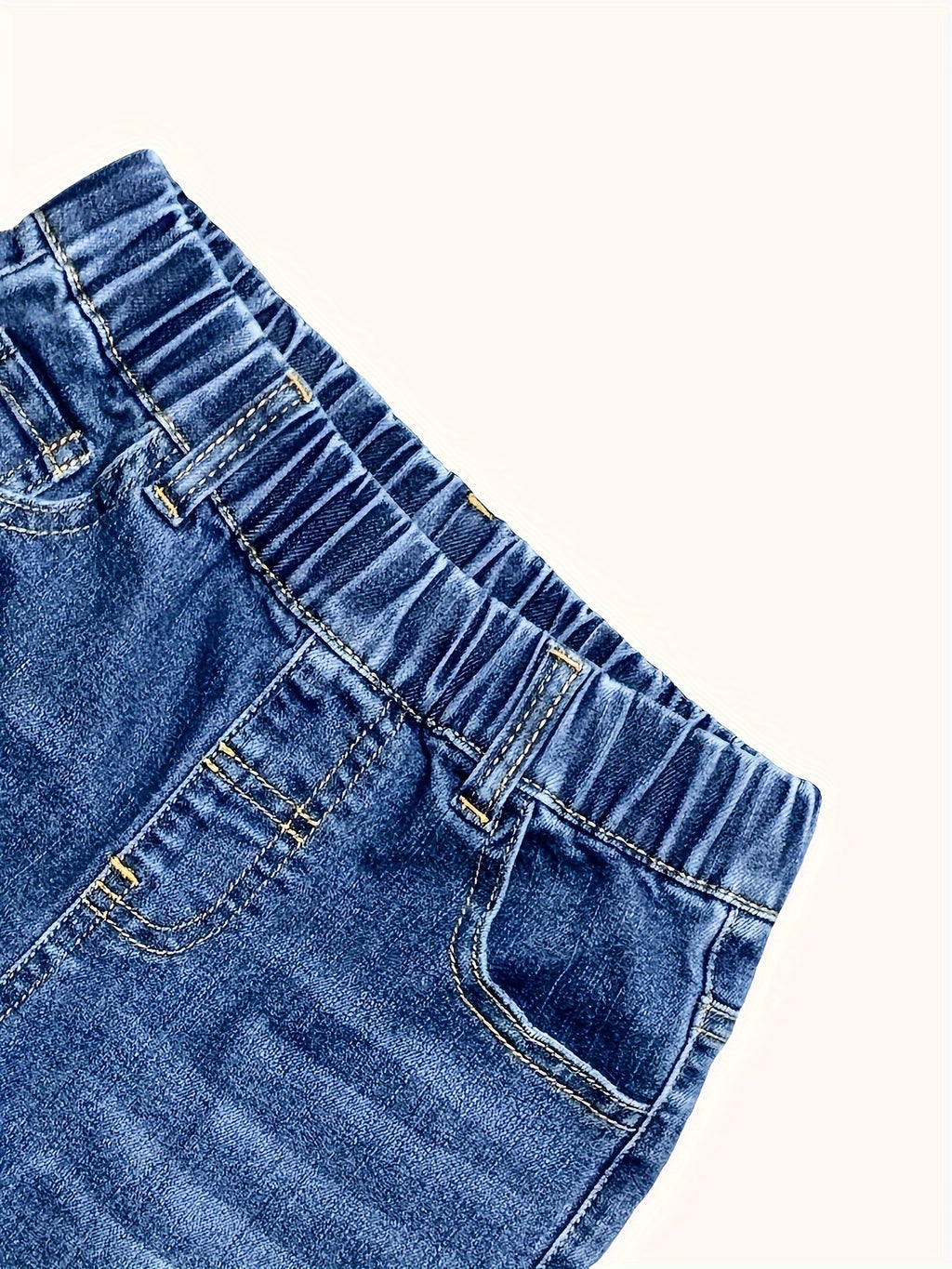 Boys' Denim Elastic Casual Jeans for Kids