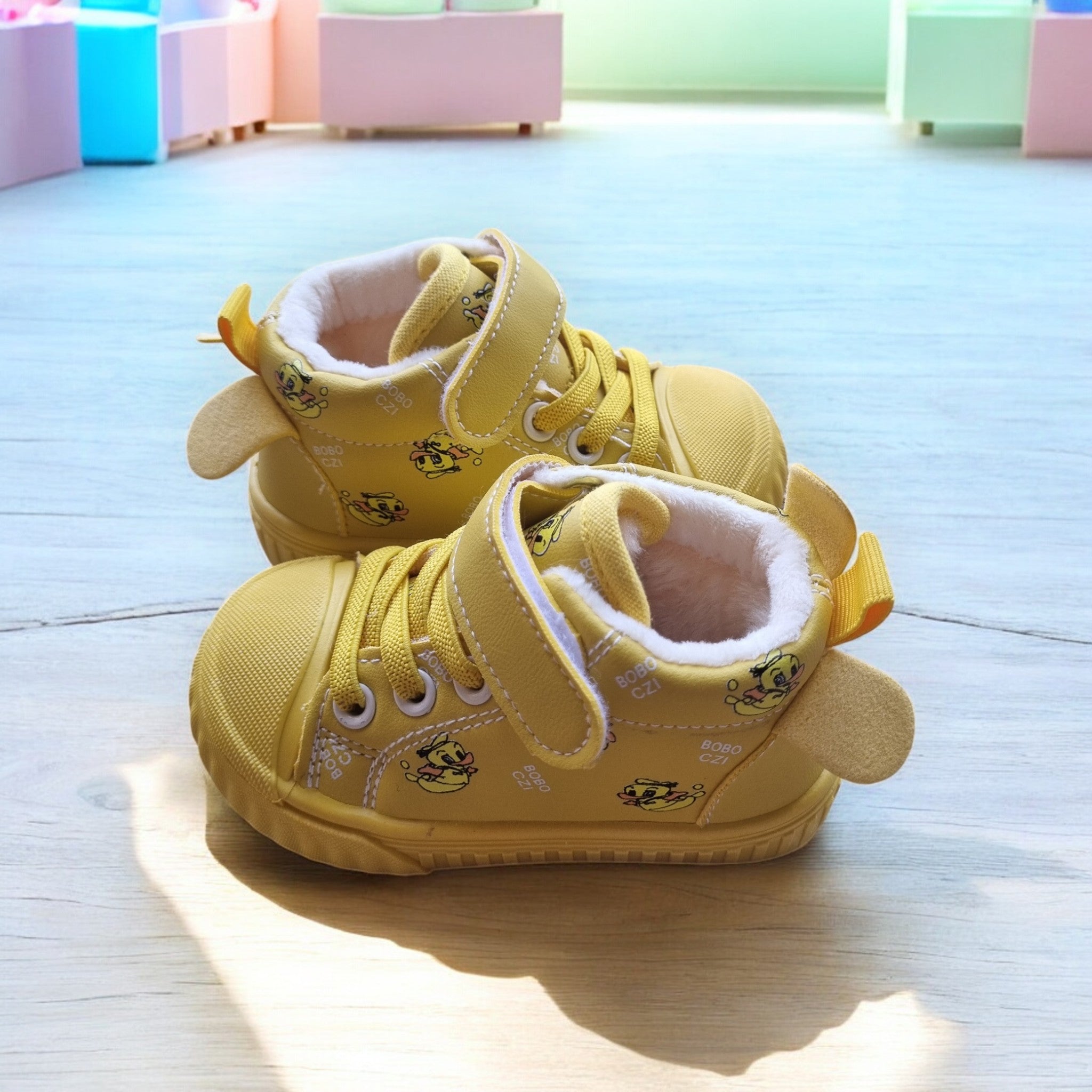 Plush High-Tops – Soft, Secure & Playful