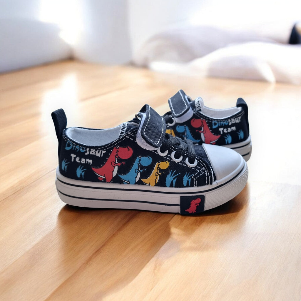 DinoTeam Canvas Sneakers – Colourful & Comfy
