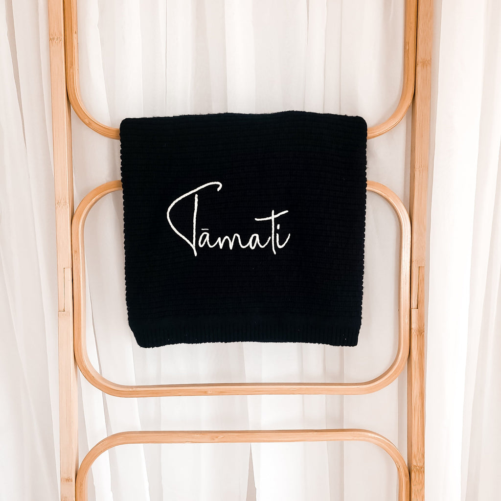 Knit Blanket - Midnight