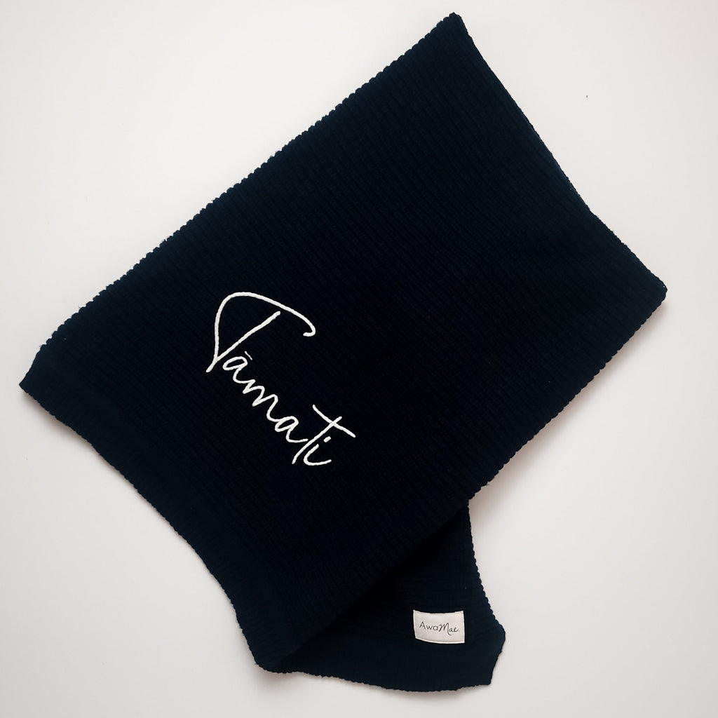 Knit Blanket - Midnight