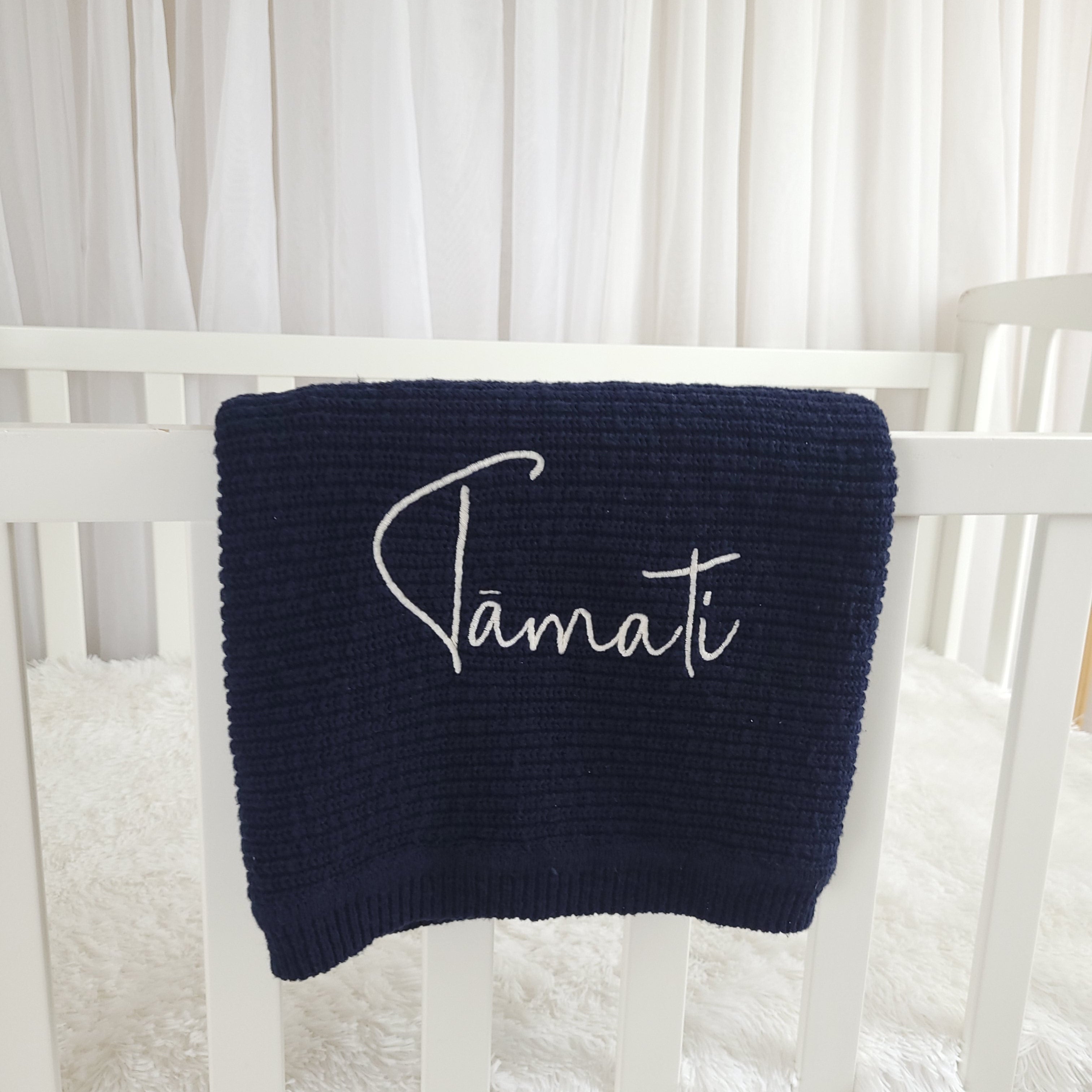 Knit Blanket - Midnight