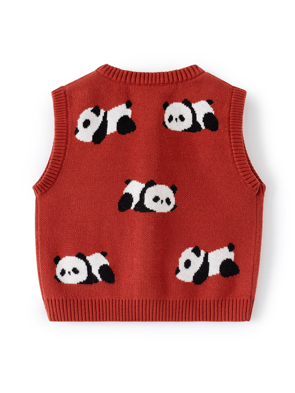 Adorable Panda Knit Sweater for Girls & Boys