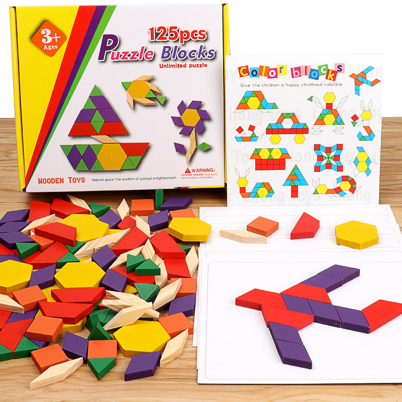 Wooden Tangram Puzzle Toy