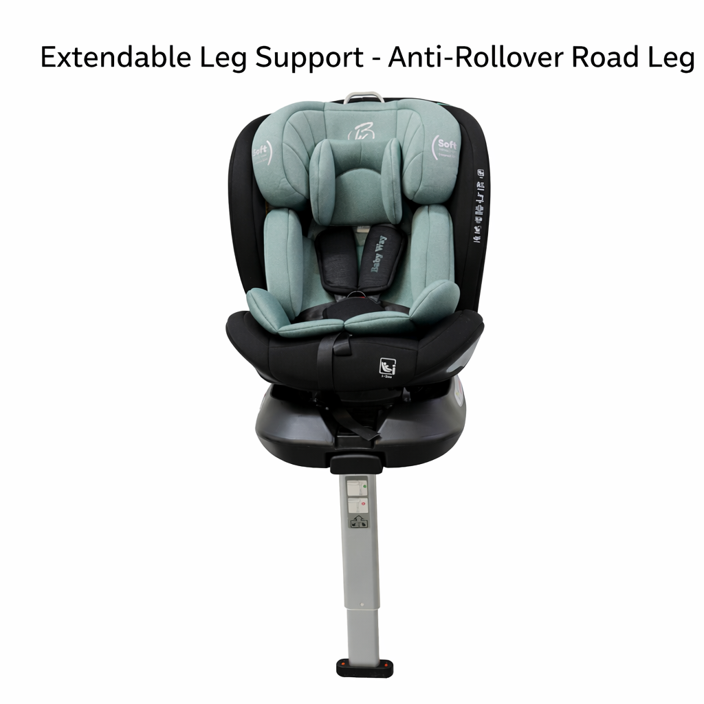 Preorder - SpinGuard Mint i-Size 360 Rotating and Convertible Car Seat with ISOFIX and Support Leg