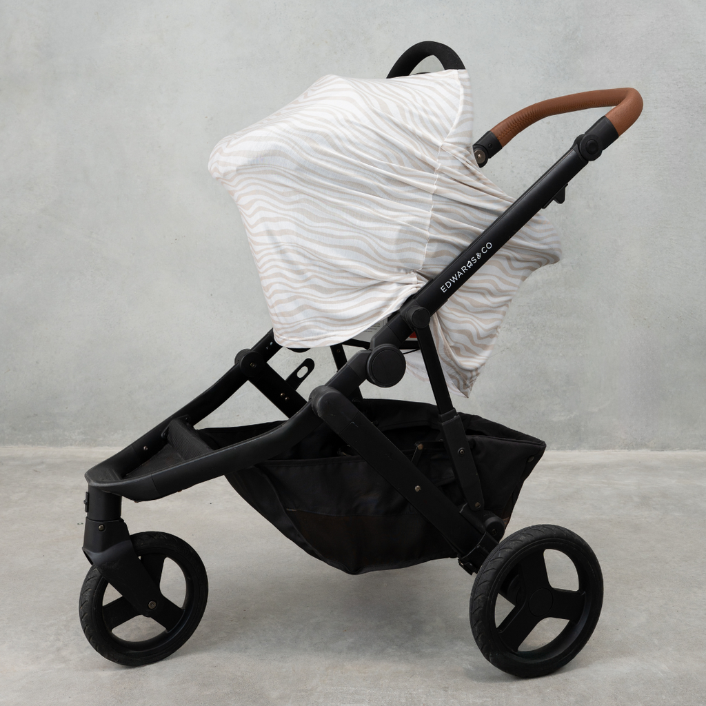 Beige Wave Multi-Use Cover