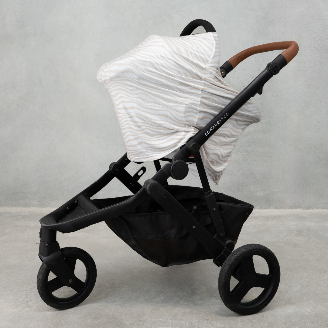 Beige Wave Multi-Use Cover