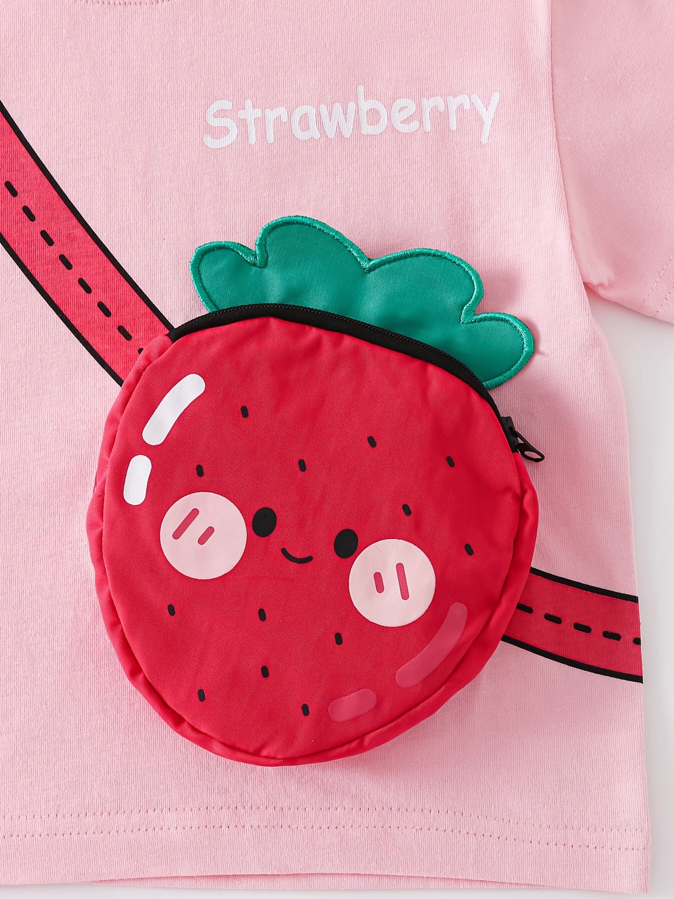 Strawberry  Pure Cotton Short-Sleeve T-shirt