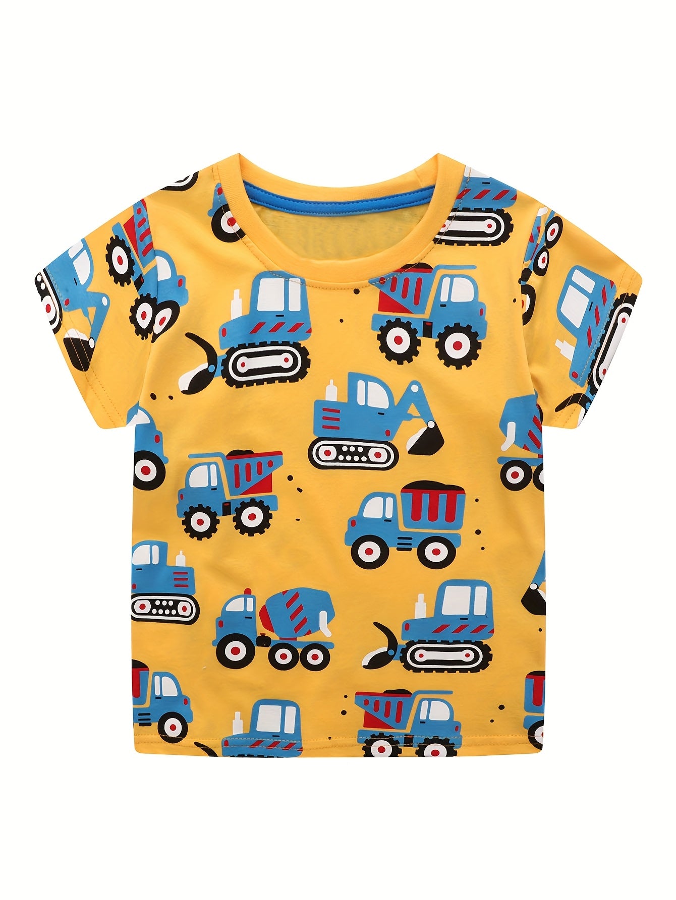 Excavator Short-Sleeve T-Shirt for Boys