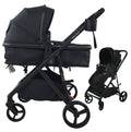 Crown Z — Premium 2 in 1 Reversible Bassinet Stroller with Foot Cover and Cup Holder