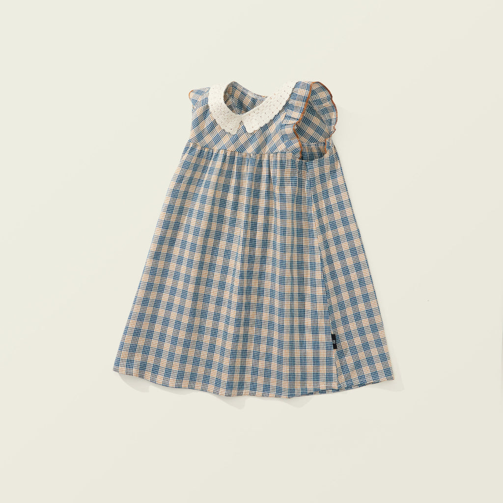 Cute Checkered Dress for Kids