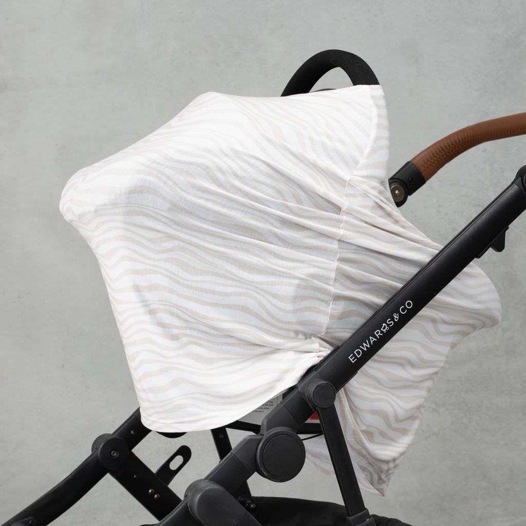 Beige Wave Multi-Use Cover