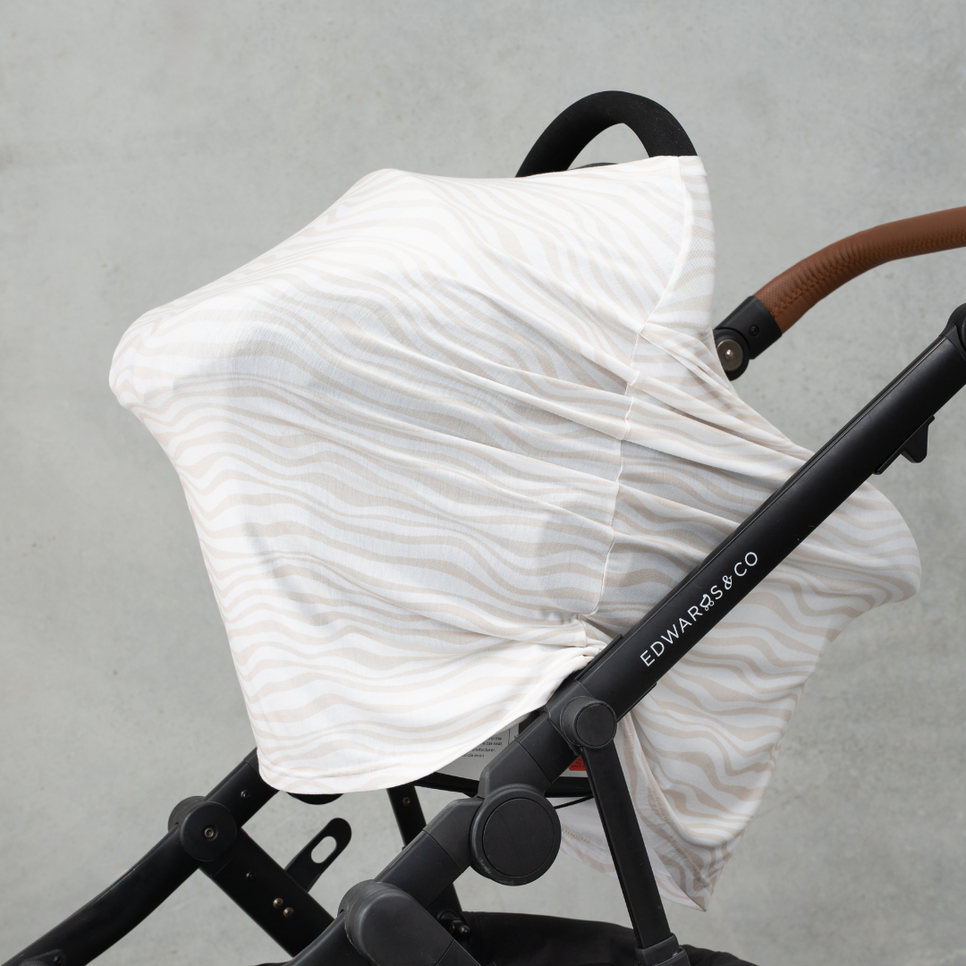 Beige Wave Multi-Use Cover