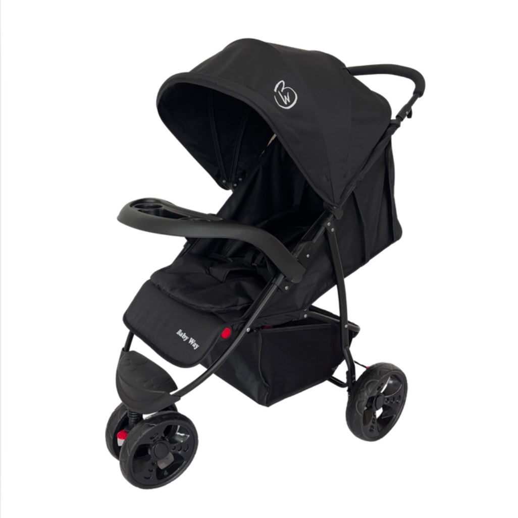 Explorer 3-Wheel Stroller with Food Tray