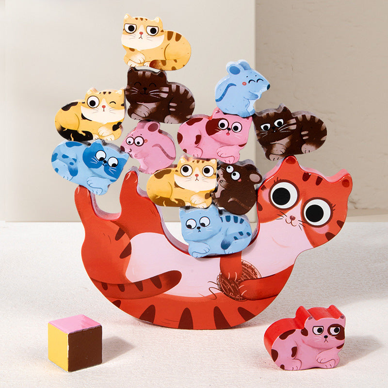 Wooden Animal Music Stacking Toy