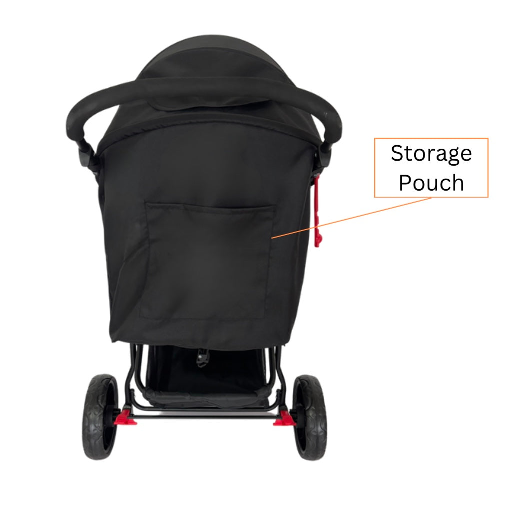 Explorer 3-Wheel Stroller with Food Tray