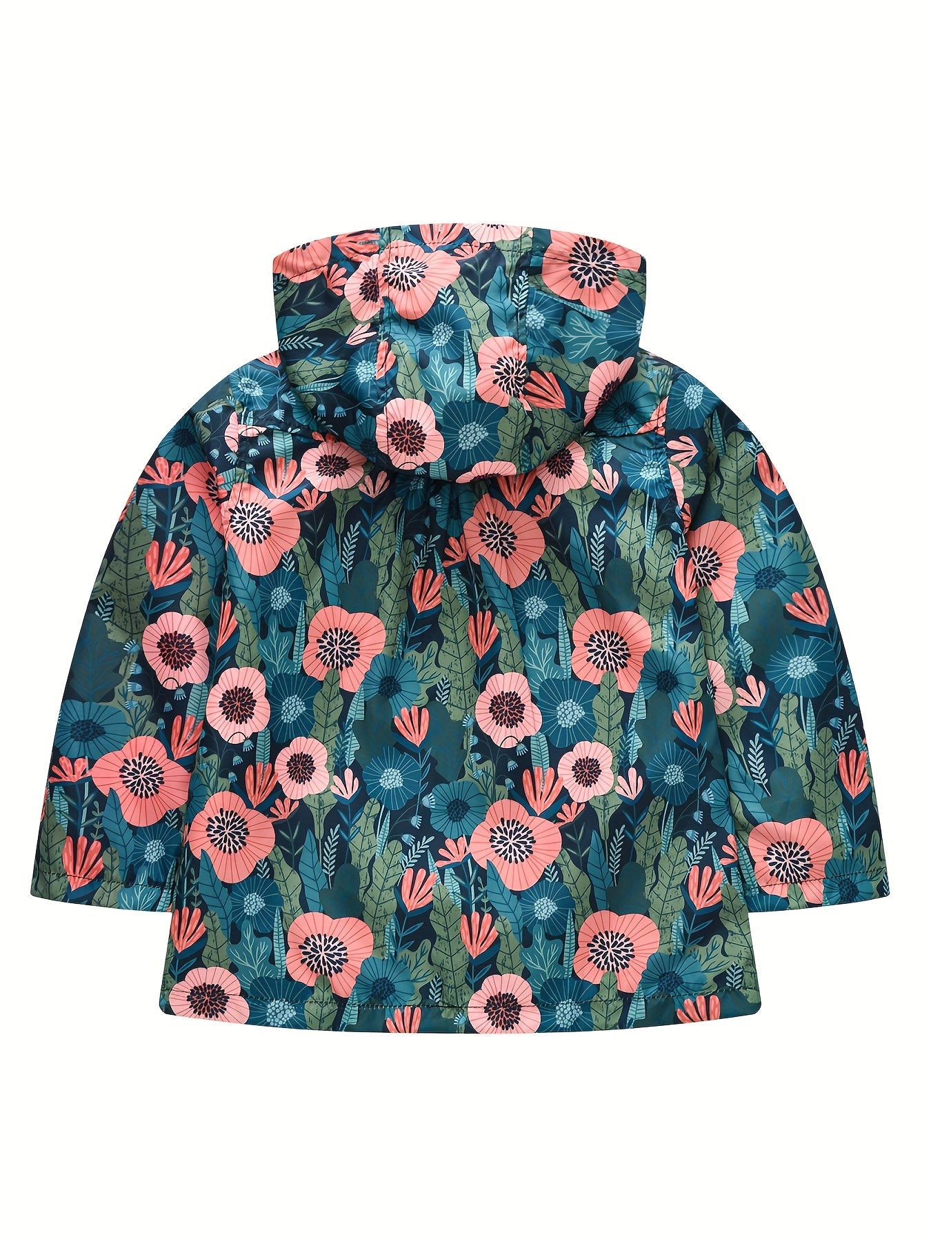 Spring/Autumn New Style Girls' Hooded Windbreaker Jacket
