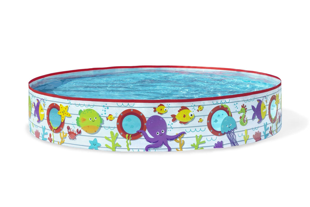 Bestway 1.52m x 25cm Kids Above Ground Pool Under-The-Sea Design