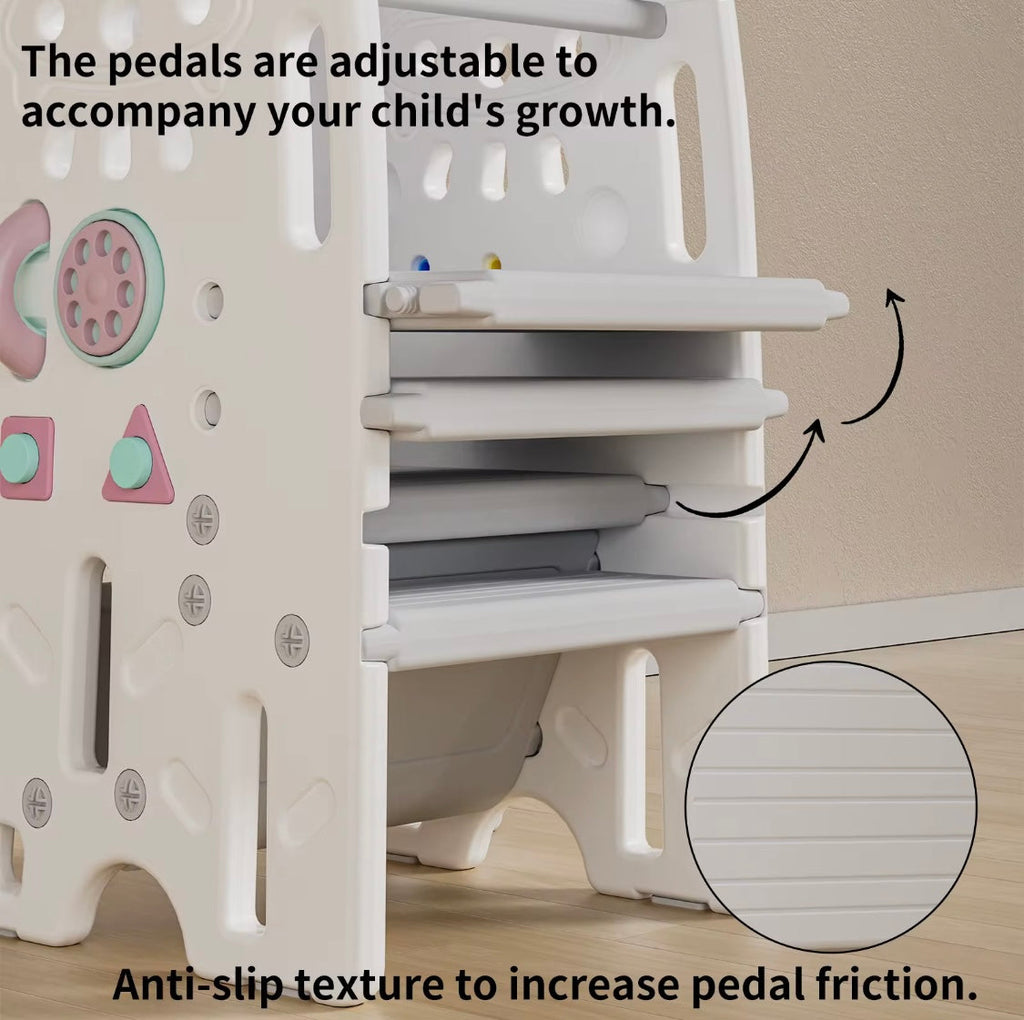 Deluxe Multi-Function Toddler Learning Tower Step Stool with Activity Centre