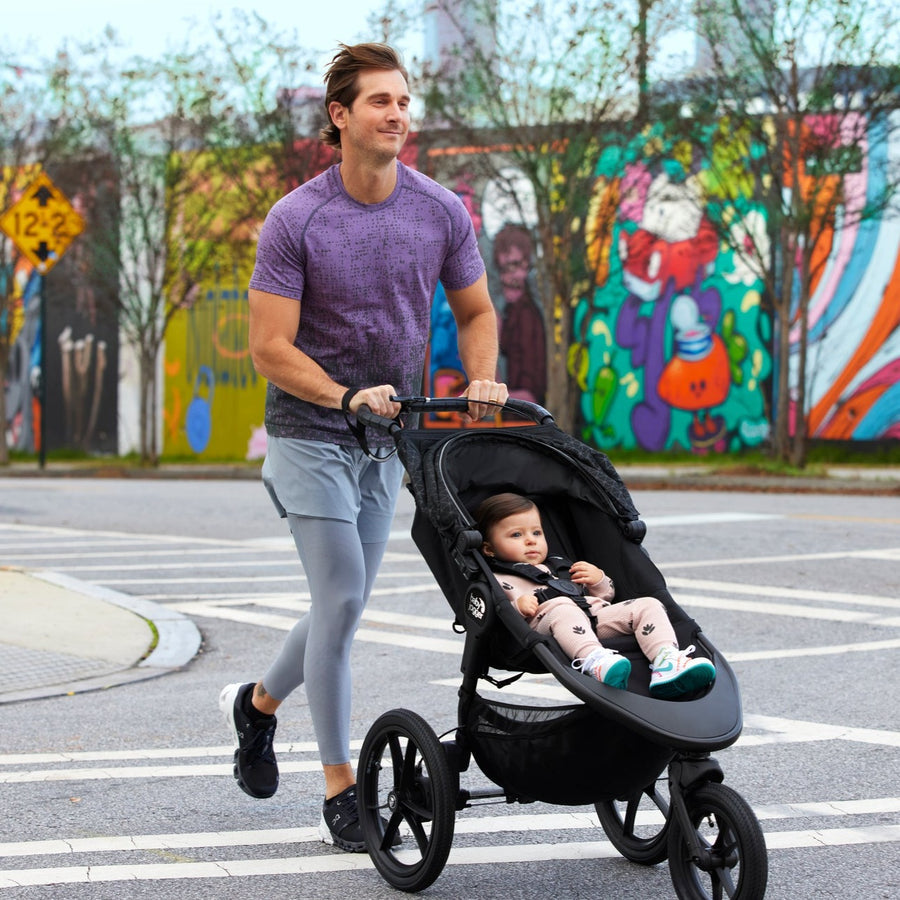 Baby Jogger Summit X3 Stroller - Midnight Black