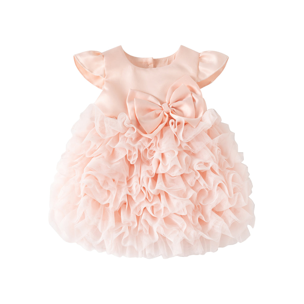 Kids Elegant Dress Lace Skirt Birthday Children's Dress Princess Dress