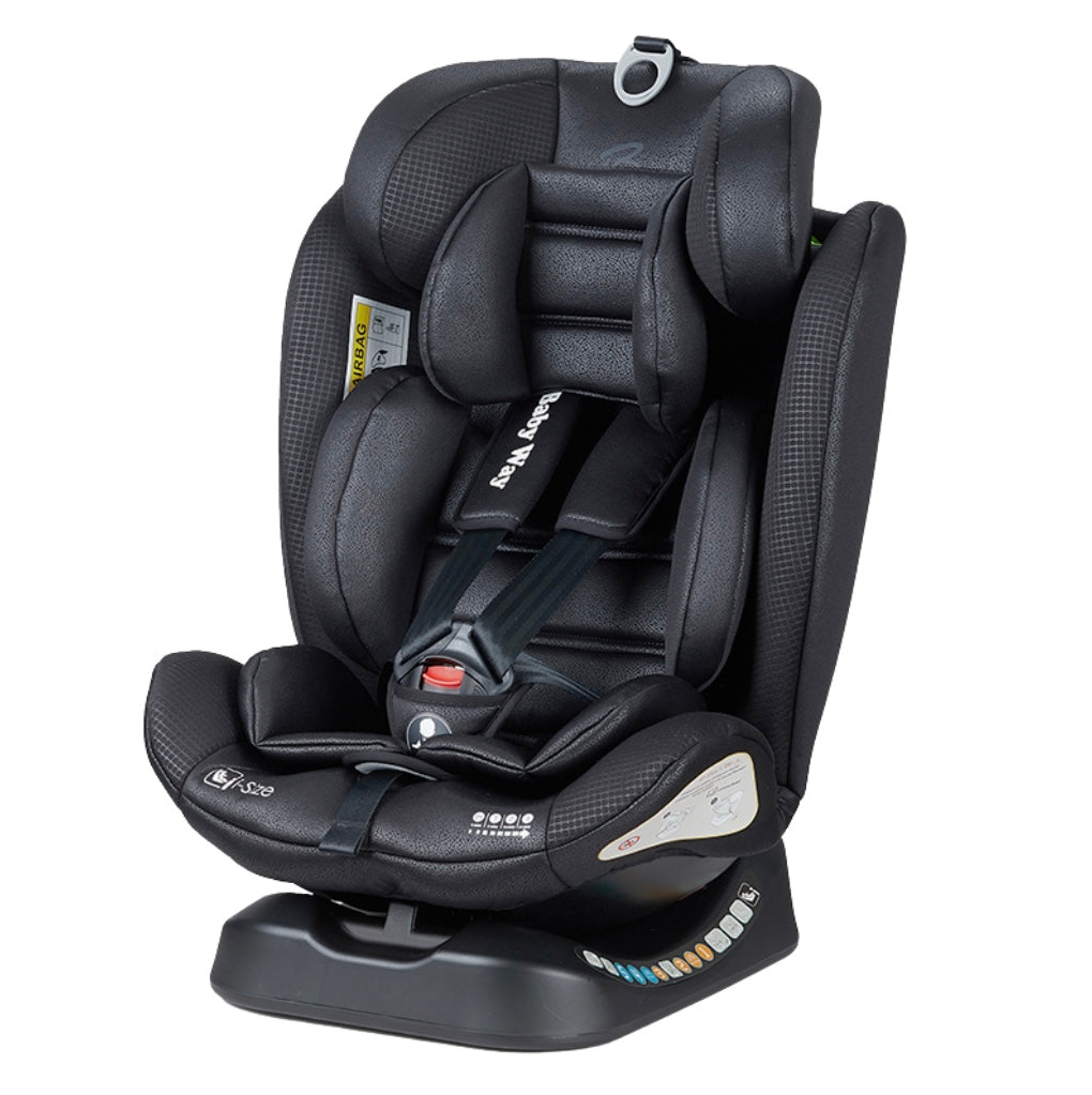 GrowSwitch iSize Convertible Car Seat for 0-12 years - BLACK