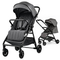 Roam Switch Lightweight Reversible Handlebar Compact Baby Stroller - CHARCOAL