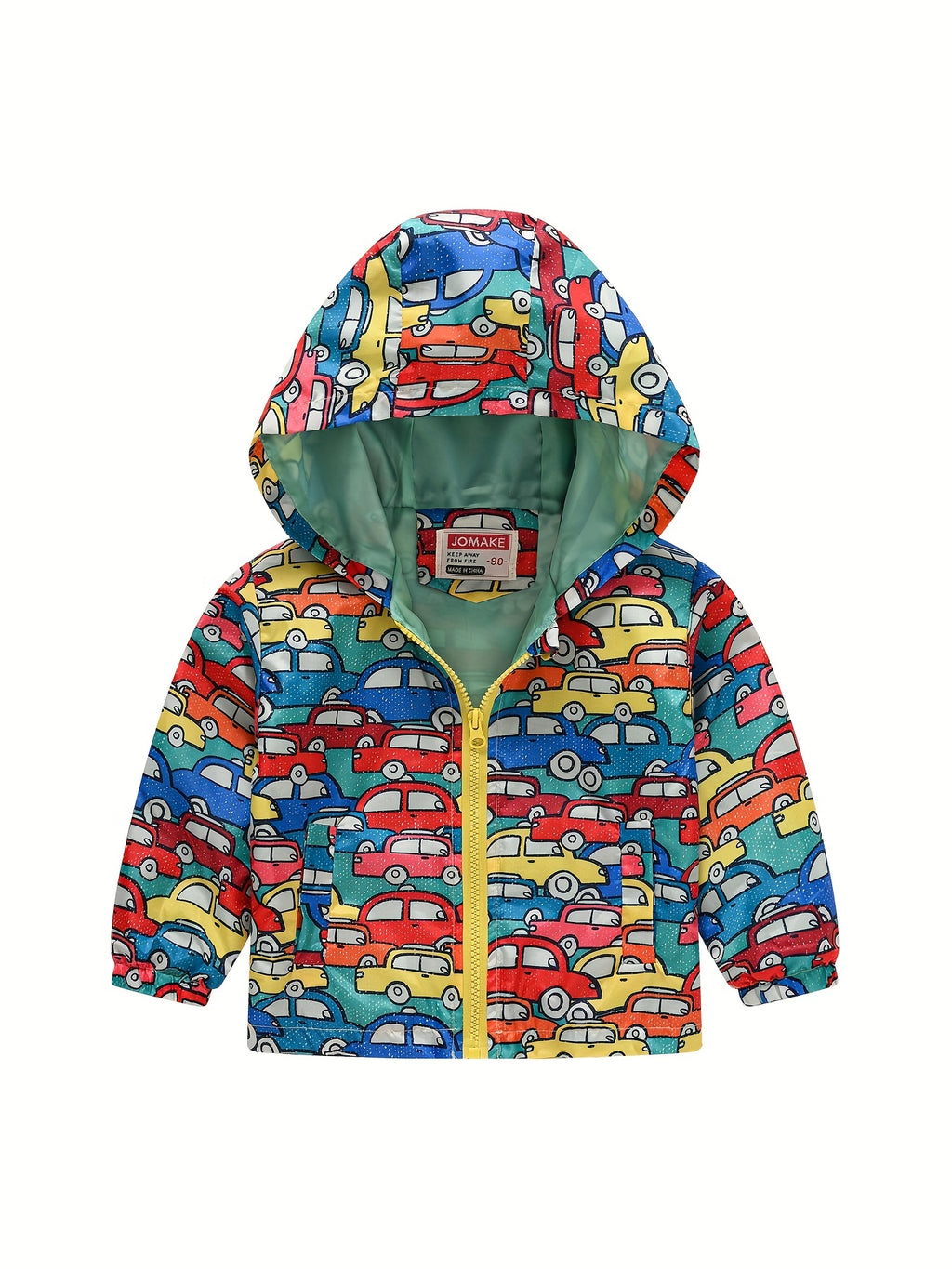 Full Print Windbreaker Hooded Jacket