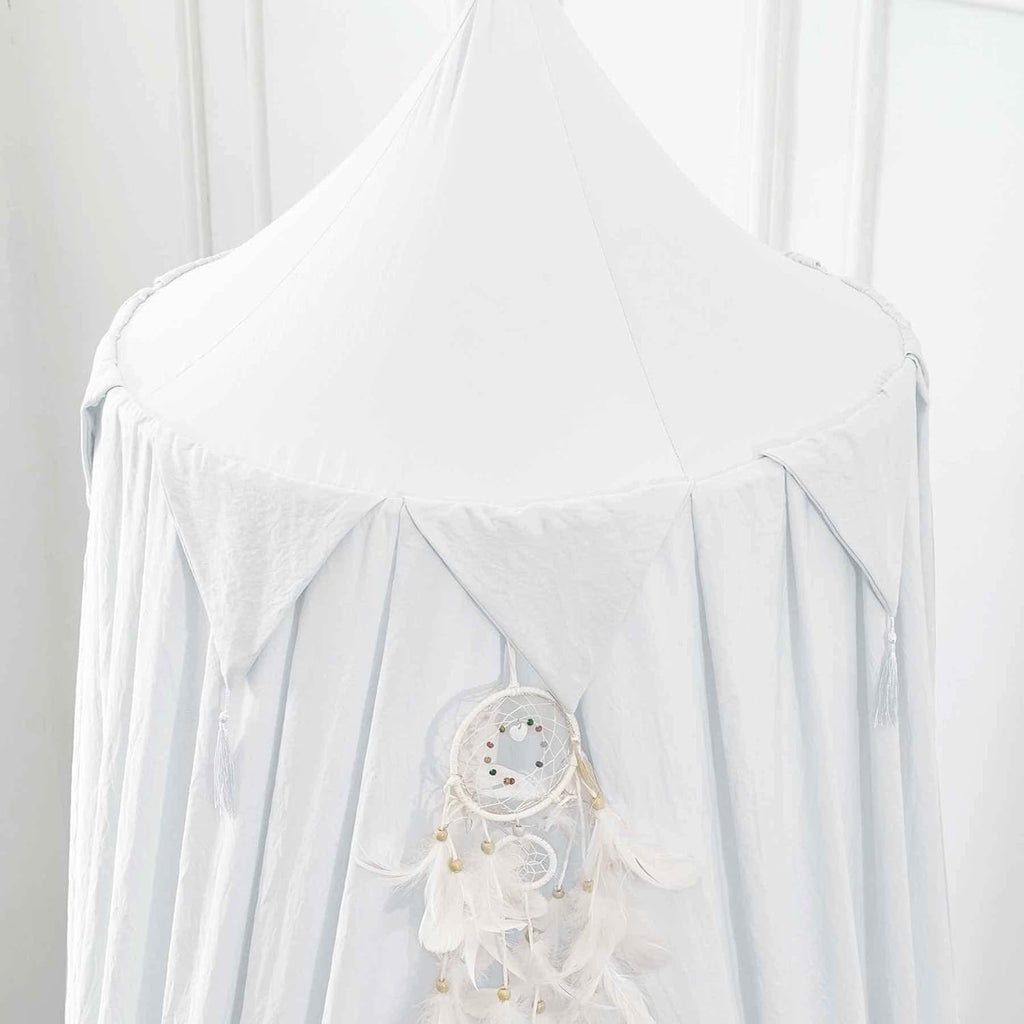 Kids Bed Canopy - White