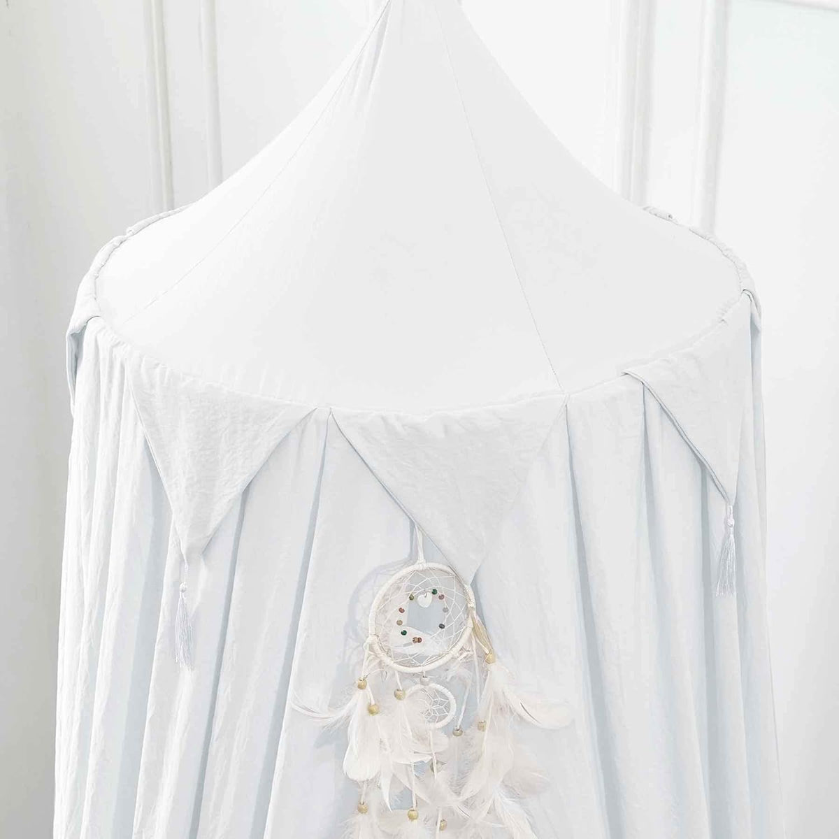 Kids Bed Canopy - White
