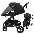 Versa 2in1 Open Bassinet Stroller with Sunshade and Cup Holder