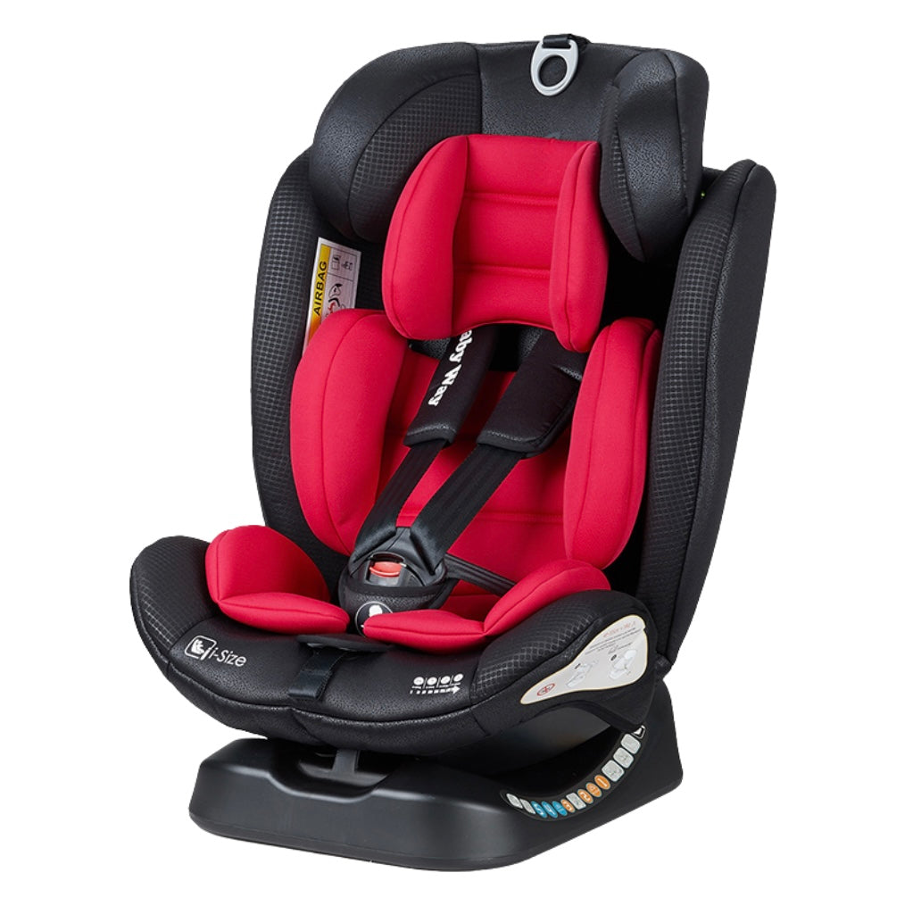 GrowSwitch iSize Convertible Car Seat for 0-12 years - RED