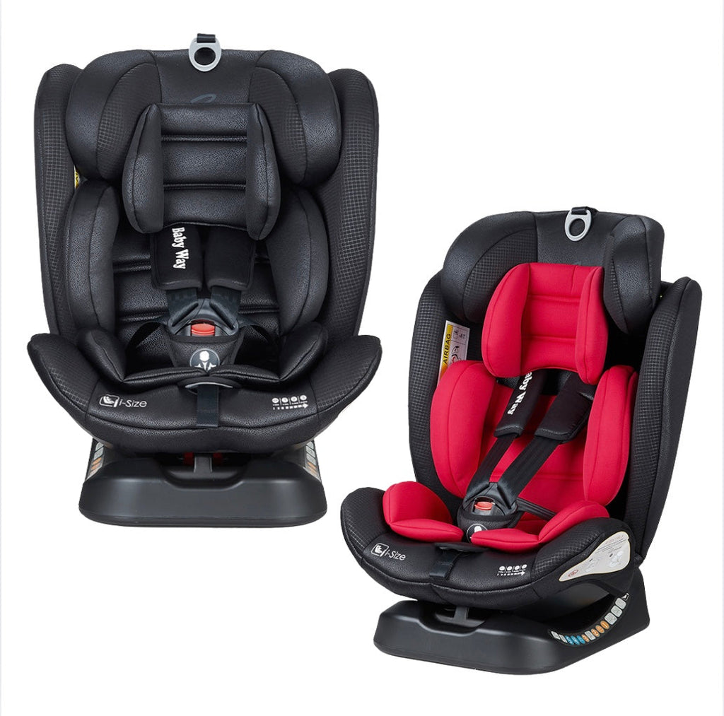 GrowSwitch iSize Convertible Car Seat for 0-12 years - BLACK