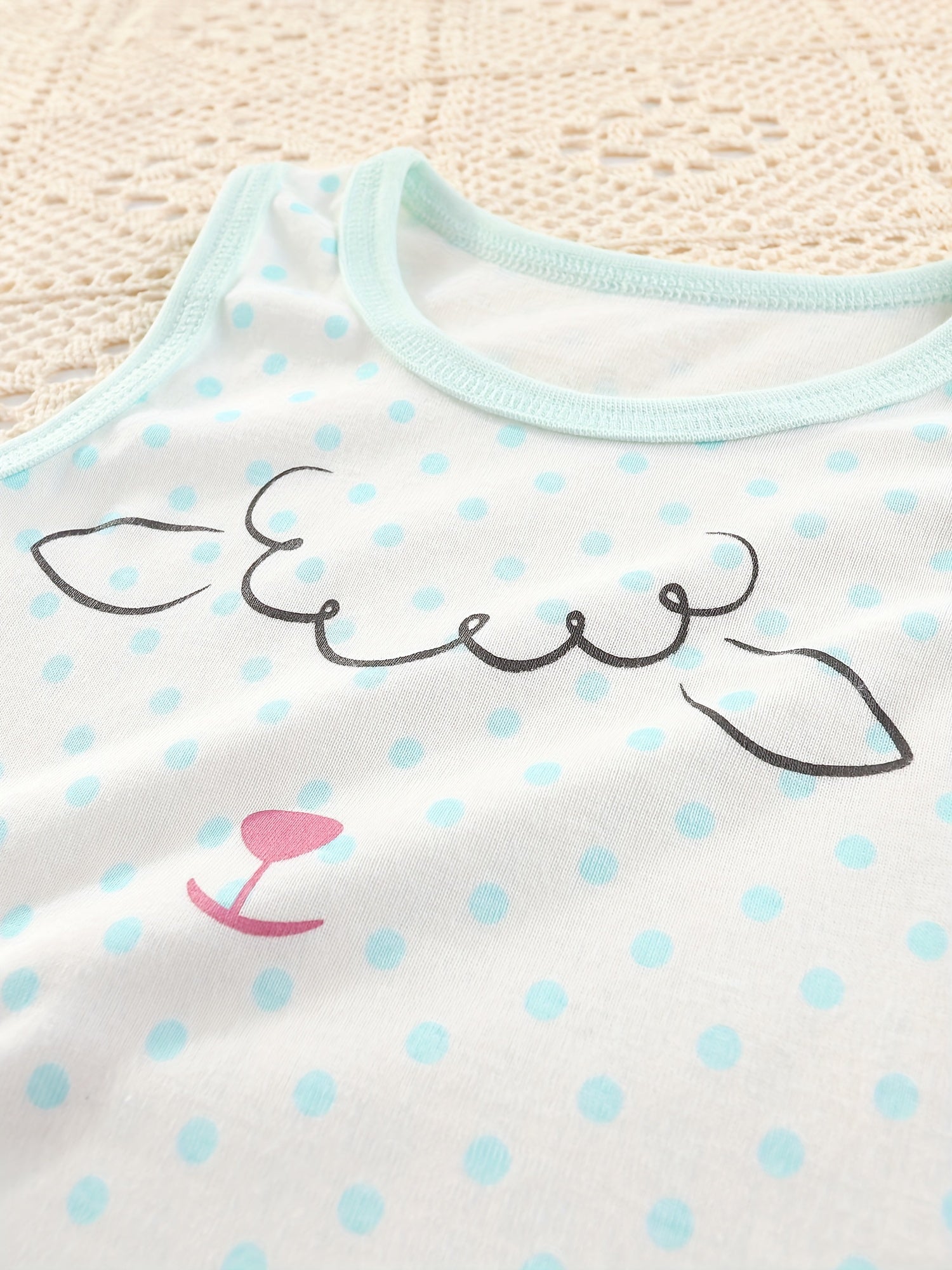 Set of 4 Baby Girl Vests