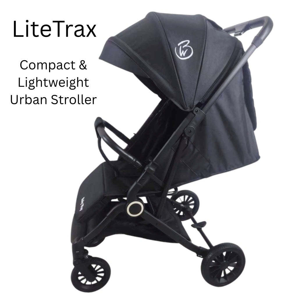 Cooper - Compact & Lightweight Urban Stroller + Capsule Car Seat + Base with Pull Handle