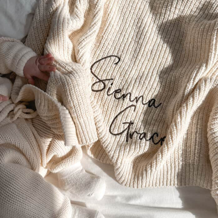 PREORDER - Knit blanket- Fawn- PREORDER