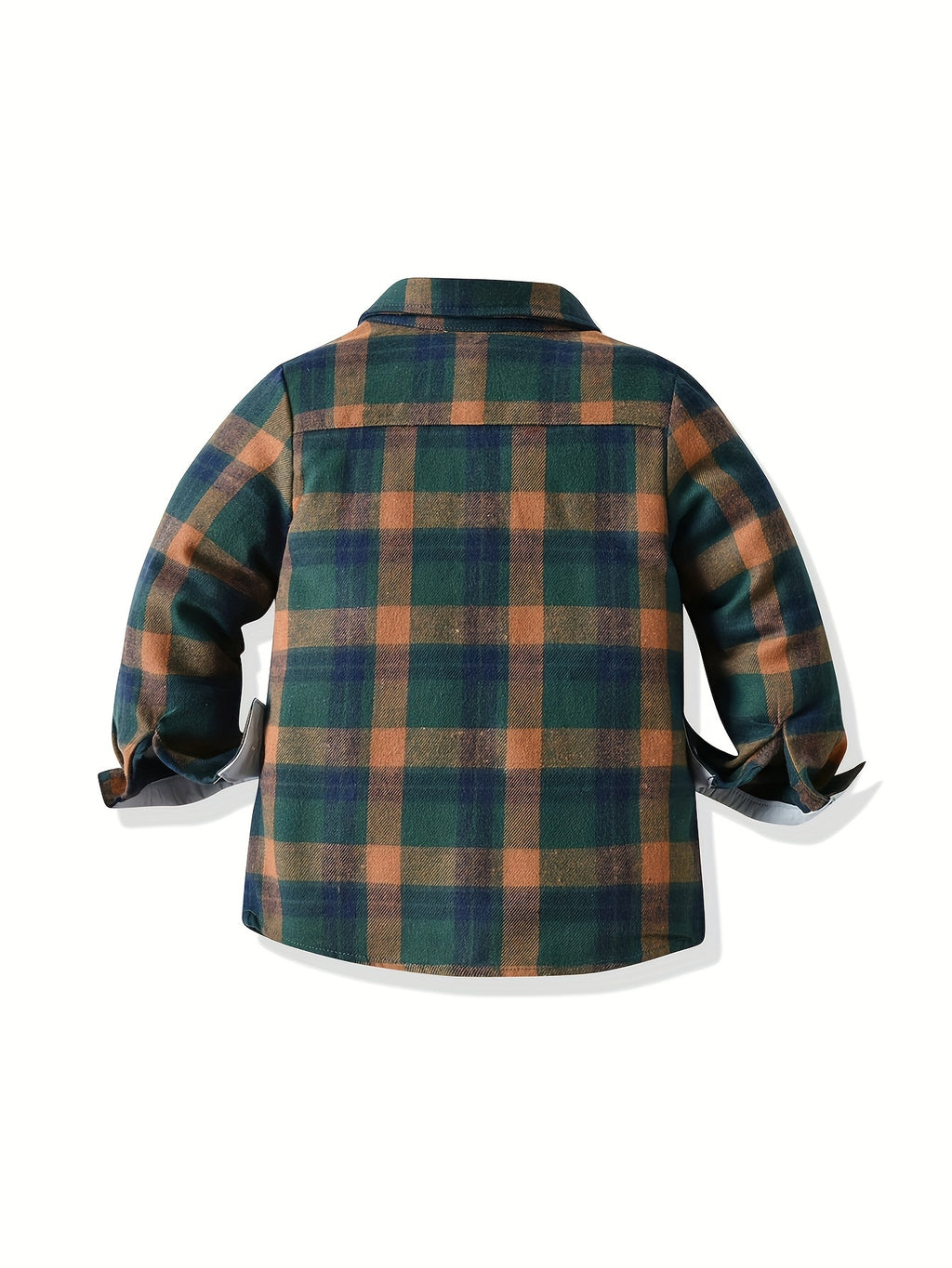 Plaid Long-Sleeved Shirt