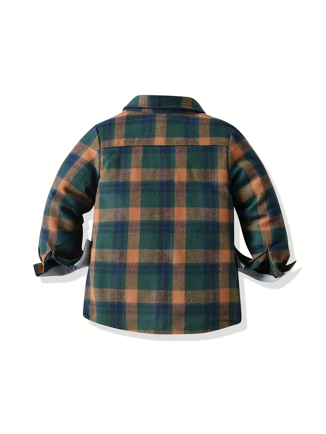 Plaid Long-Sleeved Shirt