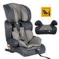 SafeMax Grey i-Size Convertible Booster Car Seat with ISOFIX