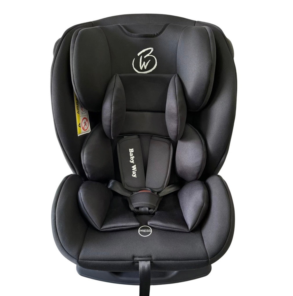 SmoothSwitch Convertible Reclining Car Seat for 0-12 years - BLACK