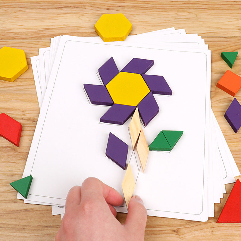 Wooden Tangram Puzzle Toy