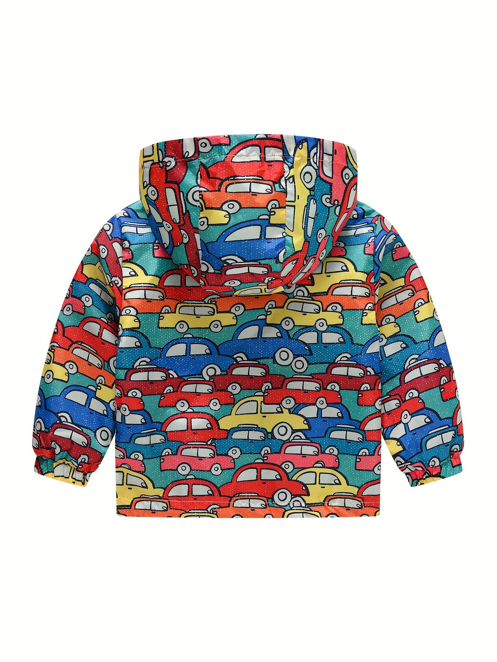 Full Print Windbreaker Hooded Jacket