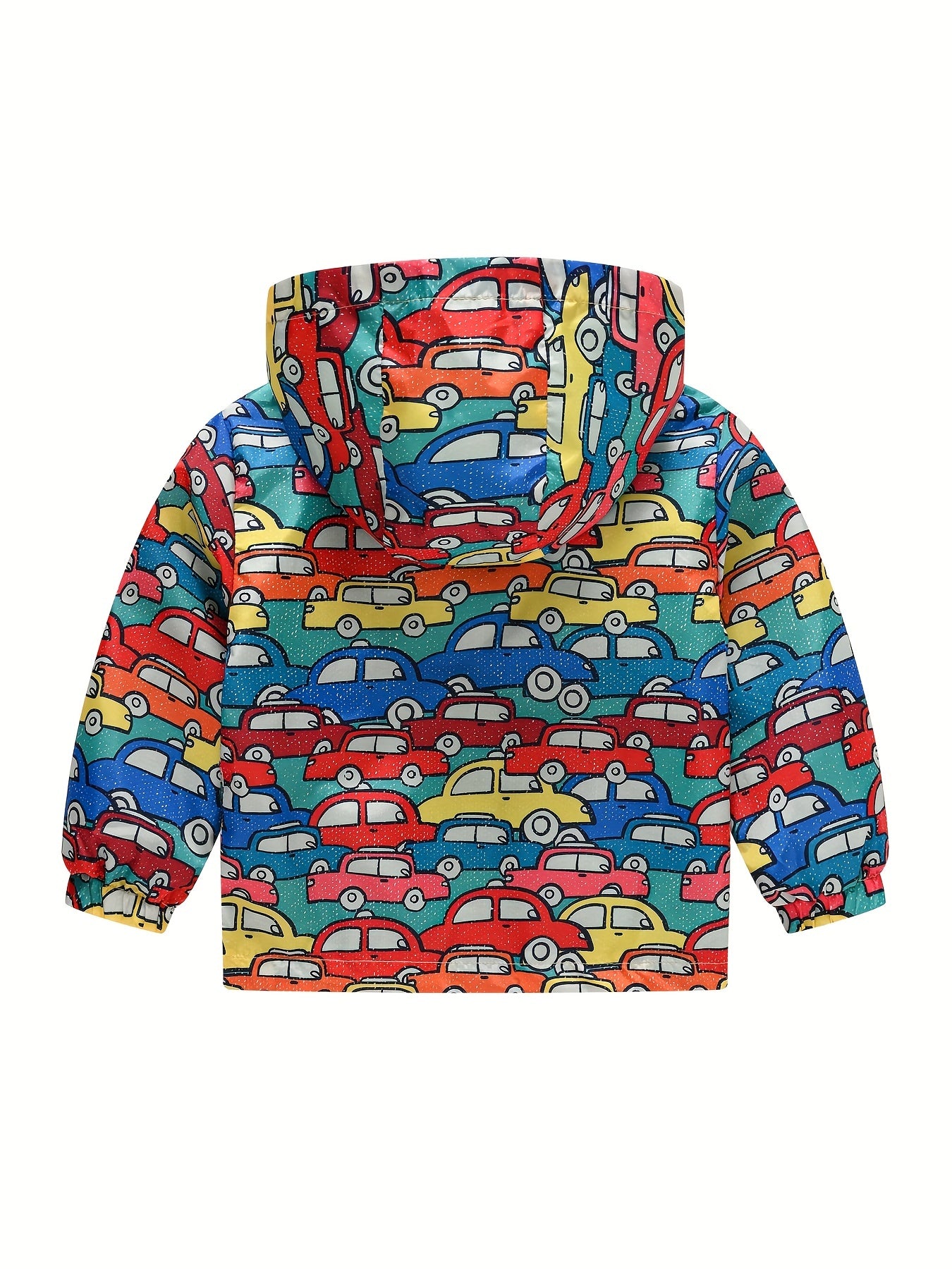 Full Print Windbreaker Hooded Jacket